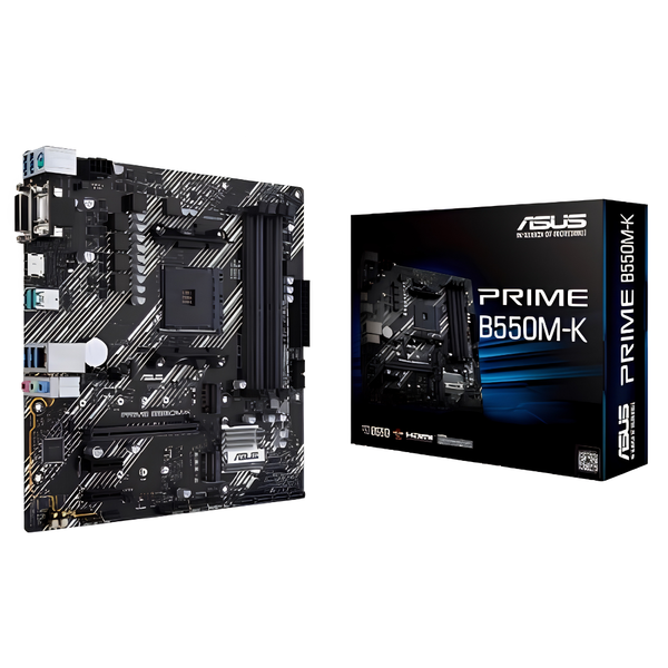 Tarjeta Madre ASUS PRIME B550M-K | AMD Ryzen AM4 | Micro ATX