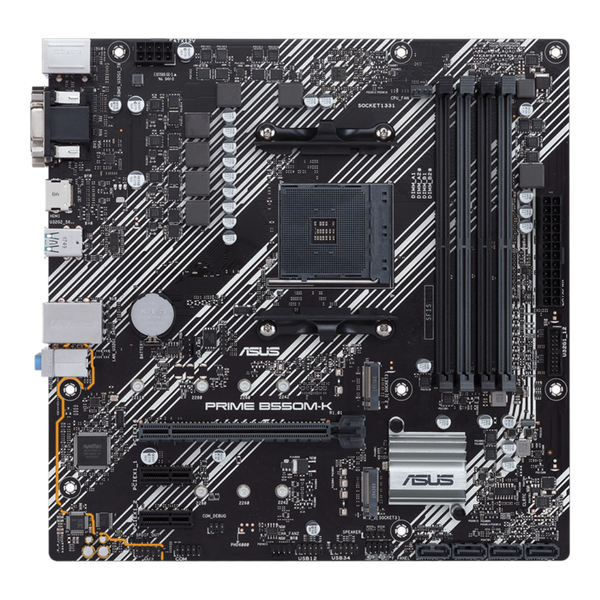 Tarjeta Madre ASUS PRIME B550M-K | AMD Ryzen AM4 | Micro ATX
